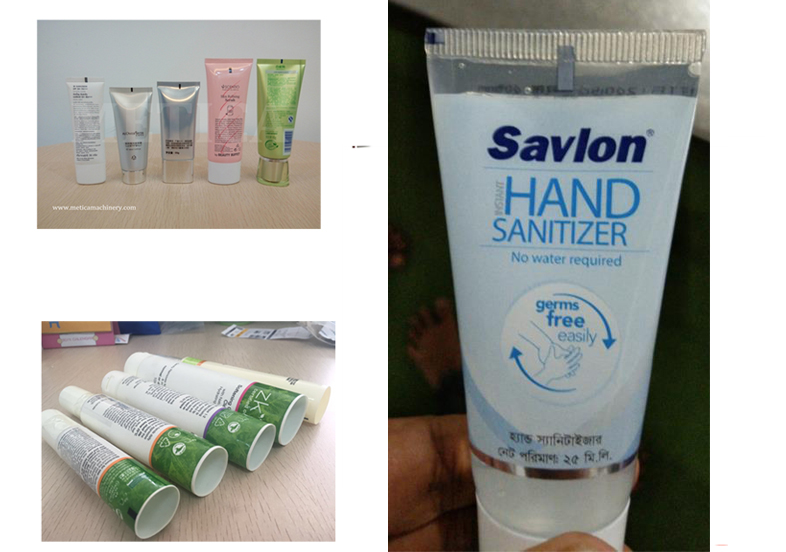 завалка трубки 50ml и герметизируя машина