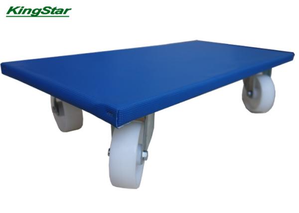 Anti Slip Coated 4 Wheel Moving Dolly Trolley For Transport Roller With 500 Kg Capacity