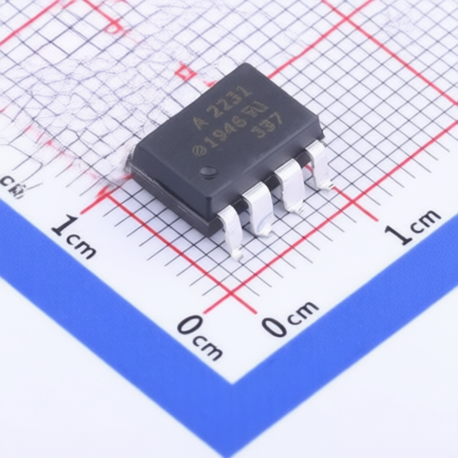 Optocoupler device Broadcom HCPL-2231-500E with GaAsP LED technology and logic