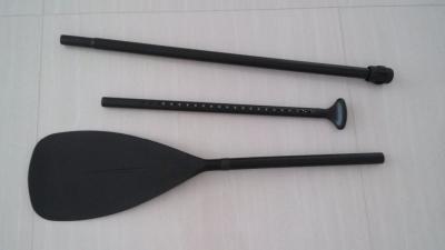 Pá de alumínio da ressaca do Sup, pá ajustável do Sup da fibra do carbono do eixo 3 partes