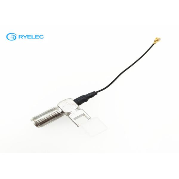 50ohm Nickel / Gold SMA Coax Cable , SMA To UFL Female Coaxial Cable