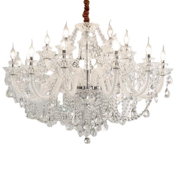 JYLIGHTING Lampes Suspendues Modernes Lustre en Cristal de Luxe Lampe Suspendue en Cristal pour Salon Pas encore d'avis certifié
