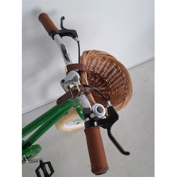 16 inch Children Bikes with Training Wheels Double V Brake Steel Fork