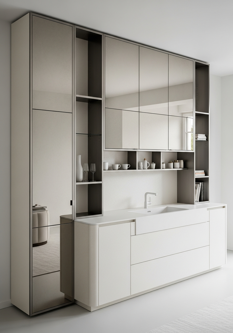 Luminous Pearl Partition Panel in 304 Stainless Steel