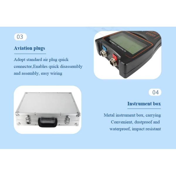 Handheld Ultrasonic Flow Meter IP65 Industrial Grade With Non Intrusive Design