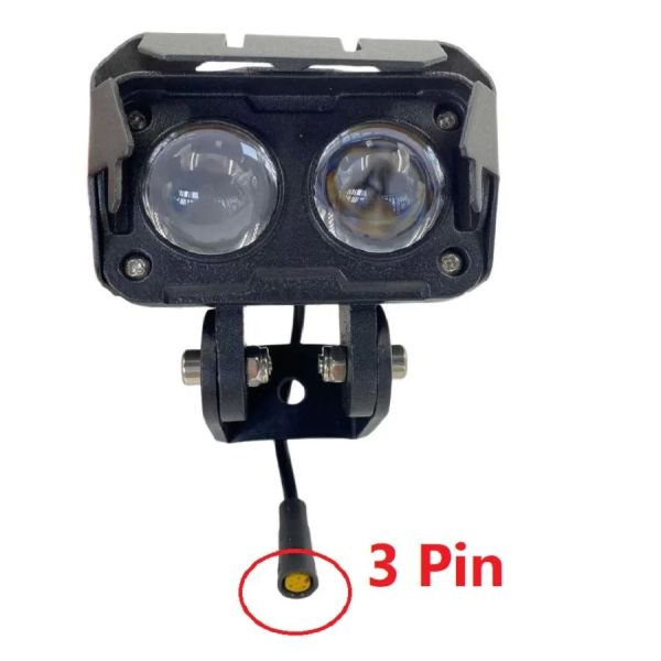 Original Headlights with Aluminum Alloy Housing For Kukirin G3Pro Electric Scooter Accessories
