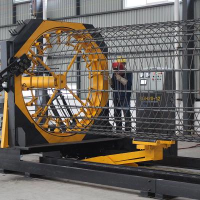 2200mm CNC Cage Making Machine PLC Control Rolling Cage Welding Machine