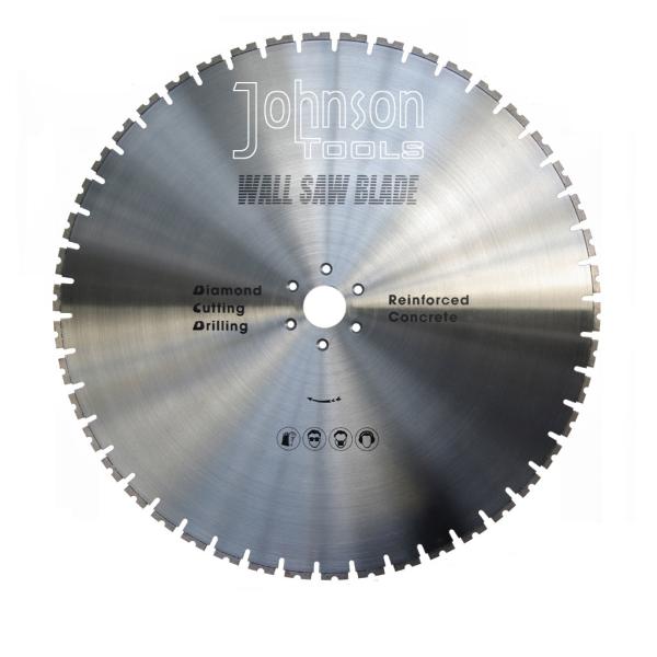 Laser Welded 800mm Diamond Wall Saw Blades For Cutting Reinforced Concrete