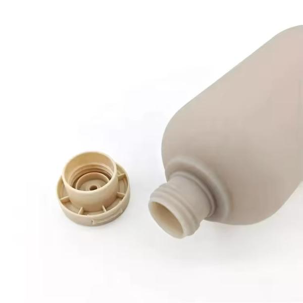 Bouteilles rondes à plaquette 200 ml Bouteilles de shampooing en plastique sur mesure