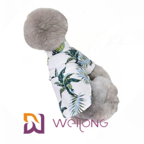 Short Sleeve Cotton Poplin Dog T Shirts For Dogs Breathable Comfortable