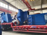 DN50-DN1200 Linha de produção de tubos 3lpe de aço FBE revestimento de tubos de aço máquina de jato de jato