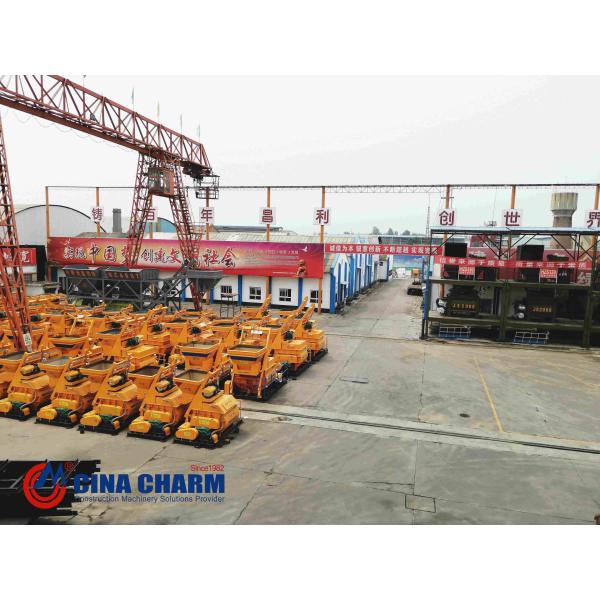 HZS180 Concrete Batching And Mixing Plant , Accurate And Stable Measurement
