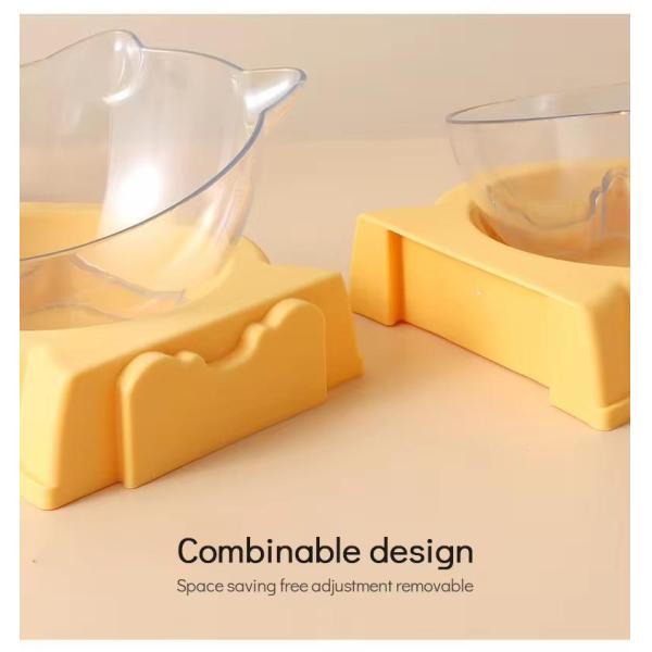 Pet Food Water Elevated Feeding Bowl with Raised Stand Customization Customized Request