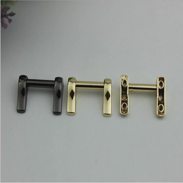Fashion bag light gold color zinc alloy metal fitting 20 mm arch bridge for purse