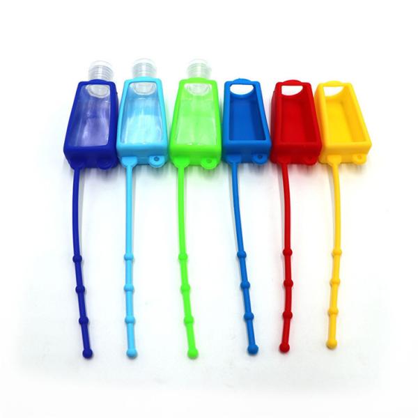 Slim 30ml 1oz Hand Sanitizer With Silicone Holder