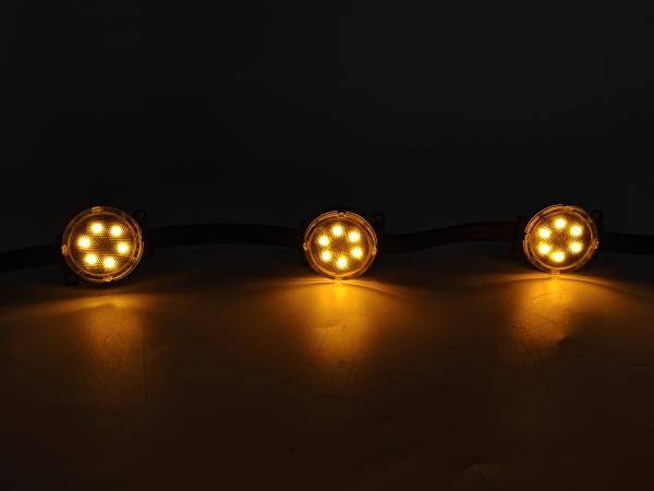 Hot Selling 50mm Smart Pixel Rgb Light Led Decorations Waterproof Christmas Colorful Point Lights