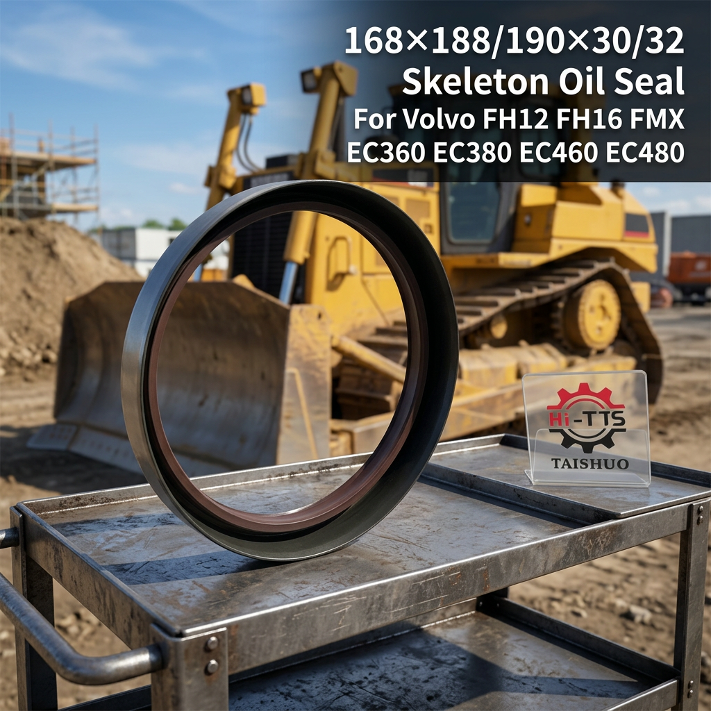 Skeleton Radial Shaft Oil Seal 168×188/190×30/32 Excavator Hydraulic Pump Swing Motor Final Drive Seal For EC360 EC380 EC460 EC480 Replacement Parts