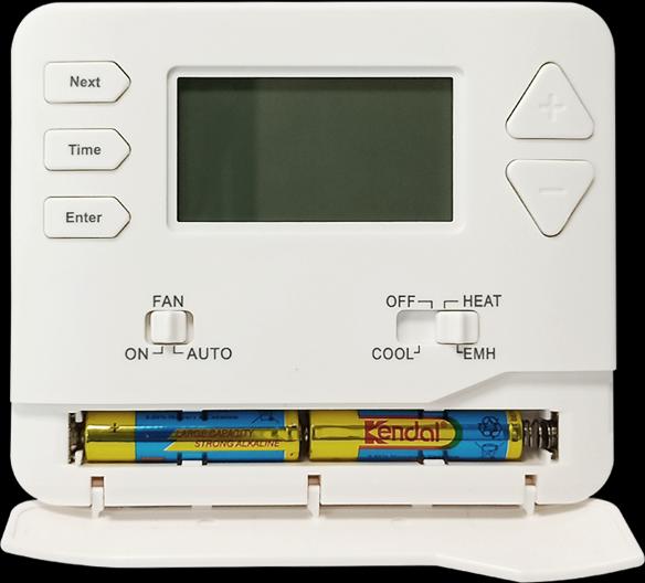 Contrôle précis de la température simplifié, thermostat d'ambiance numérique à piles