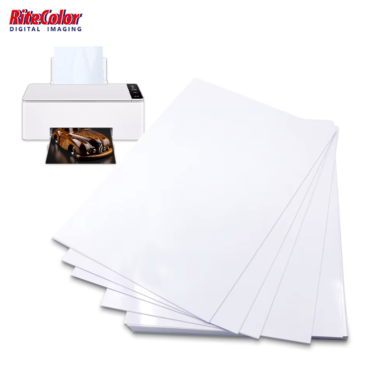 260gsm A4 Glossy Photo Paper Cut Sheets for Inkjet Photo Printing