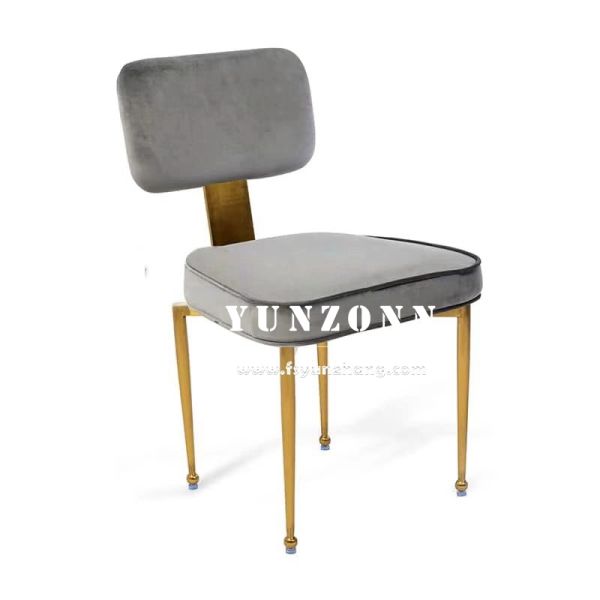 Luxury Black Velvet Wedding Chairs Party and Event Stackable Design for Hotels-Wholesale