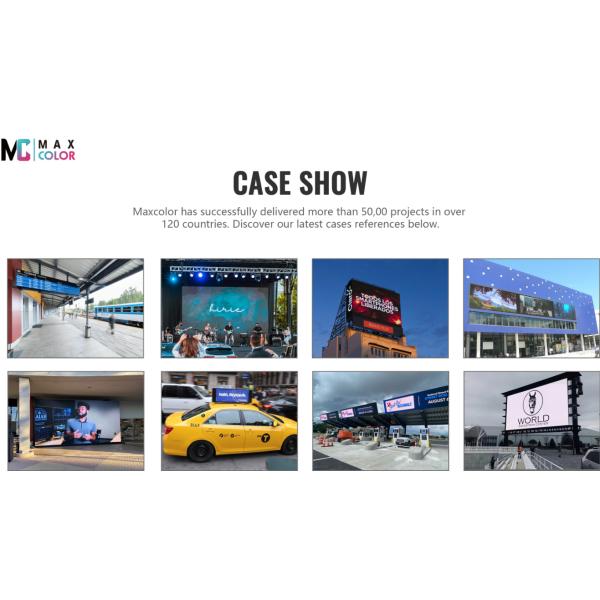 IP65 Front Maintenance LED Outdoor Advertising Screen Display High Brightness