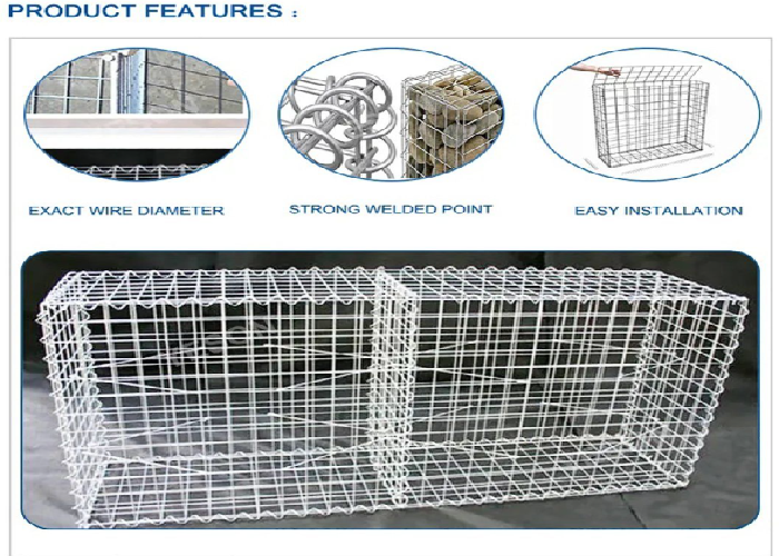 High Strength Gabion Mesh For Erosion Control And Structural Retaining