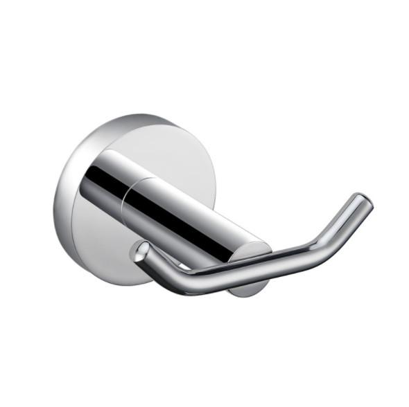 Morden Durable Stainless Steel Robe Hooks Bathroom Double Robe Hook