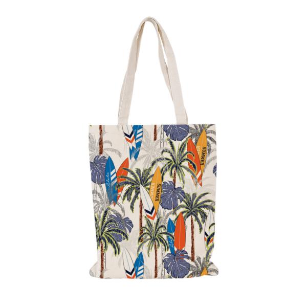 Customized Color Reusable Designer Cloth Canvas Cotton Shopping Tote Bag Eco Friendly