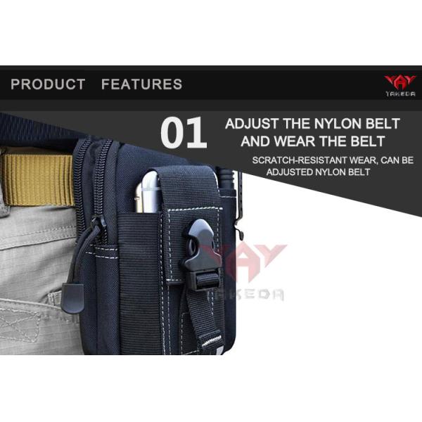 Molle Sport Bag Military Nylon Hiking Belt Pouch Tactical Waist Pack Pocket
