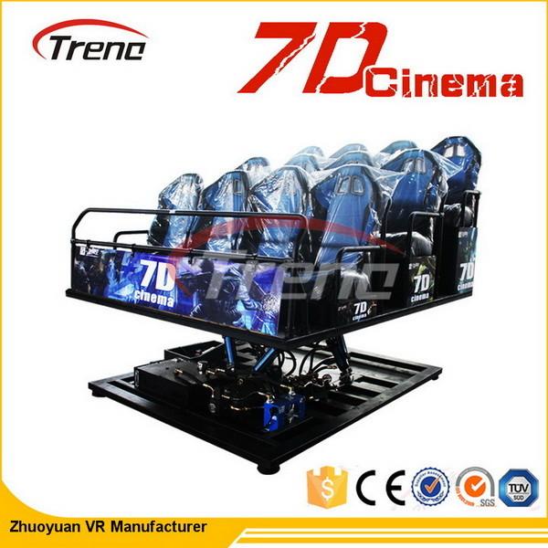 6 cinema do entretenimento 7D do parque temático do DOF com sistema da visualização ótica