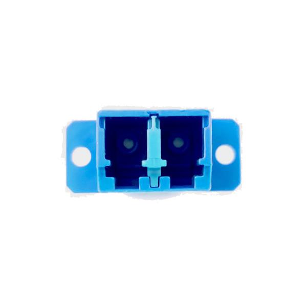 2 portas PBT LC UPC adaptador de fibra óptica acoplador duplex auricular para acoplador de fibra óptica