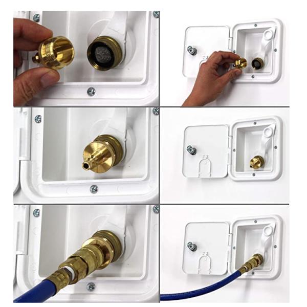 Winterize латунь спринклера шланга дуньте вне штепсельная вилка