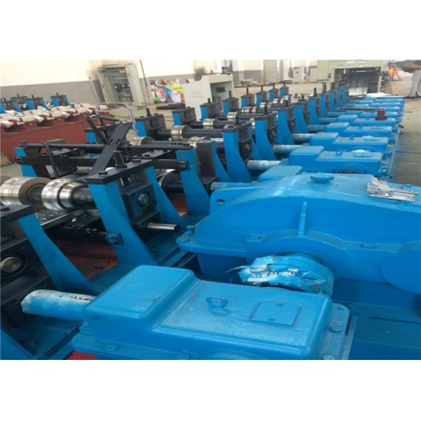 PLC Control Sheet Roll Forming Machine , 18.5kw Sheet Metal Forming Equipment CE