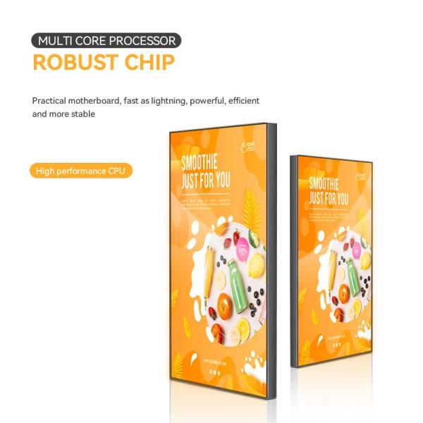 Приведенная реклама рекламирующ игрока, дисплеев Signage цифров держателя стены 43 дюймов