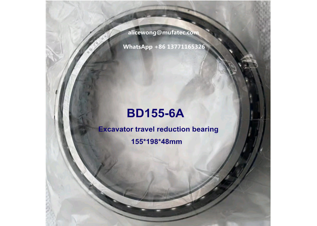 BD155-6А экскаватор с подшипником из нейлоновой клетки двойного ряда с угловым контактным шаром подшипника 155*198*48 мм