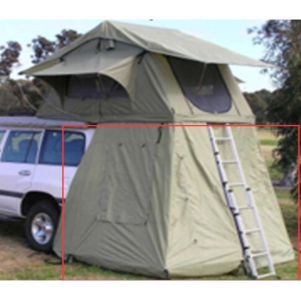 Car Side Awning 420D Plaid Canvas PU Coating Other Products For Car Camping
