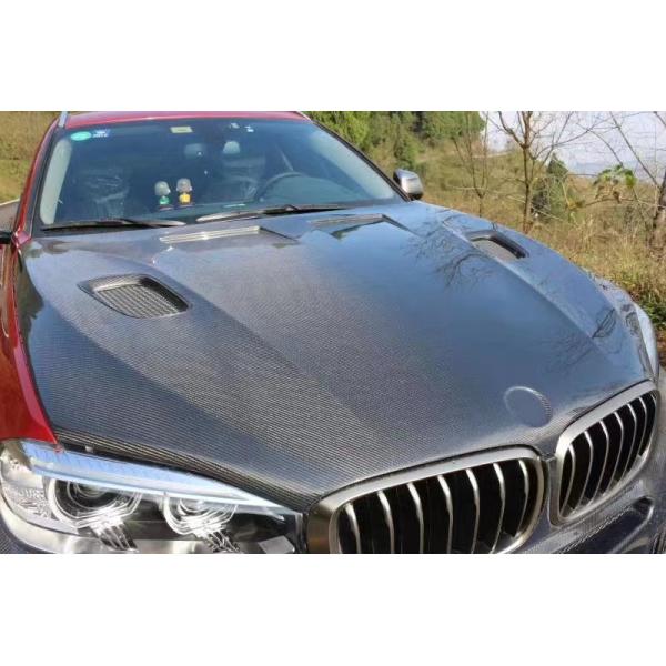 Venta para BMW X5 X6 F15 F16 Capó de fibra de carbono Capó de fibra de carbono X5 X6 tapa de fibra de carbono