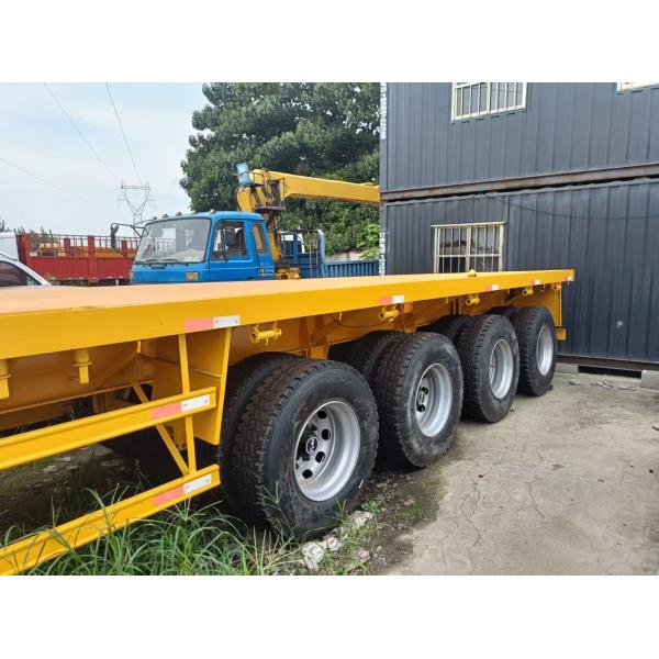 40T Loading Capacity New Flat Bed Semi Trailers 13m Made in China