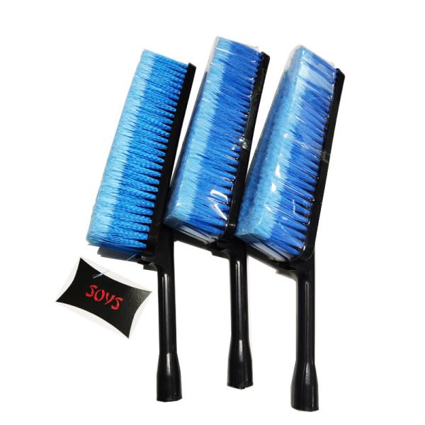 PET Car Cleaning Brushes 24cm Short Handle Microfibre Wheel Brush