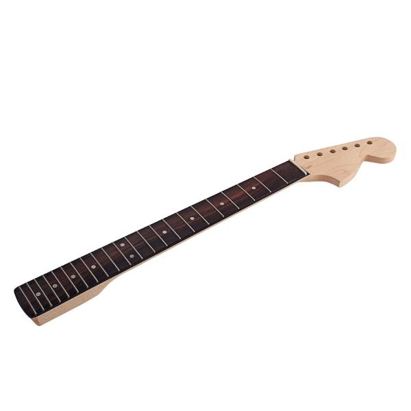 Garrafa de Guitarra de Madeira de Maple Rose Neck Estrato de guarda-chuva de mão direita Neck de madeira de rosa Substituição Truss ajustável