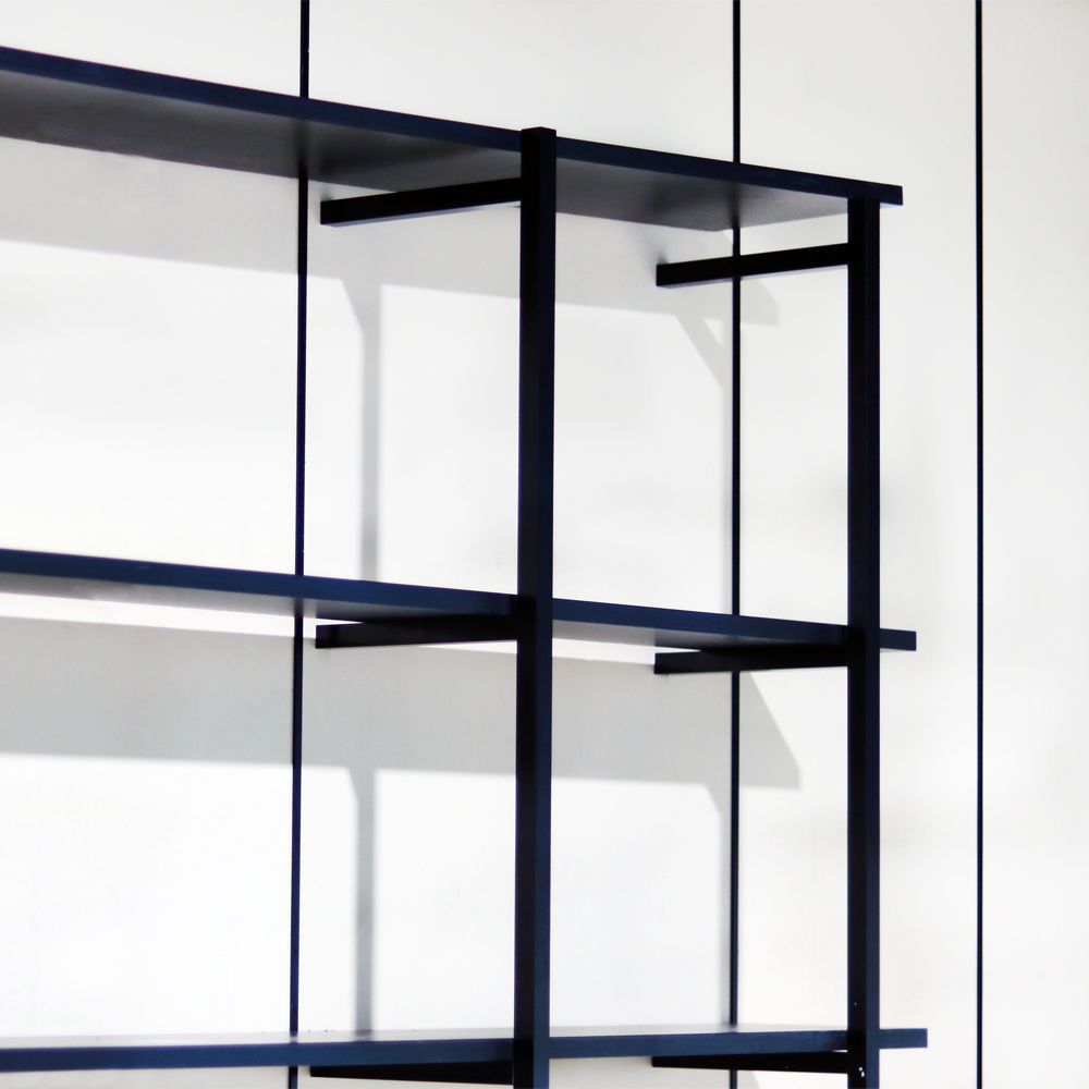 Modern Wall Mounted Book Storage Shelf Display Living Room Live Edge Shelf Unit