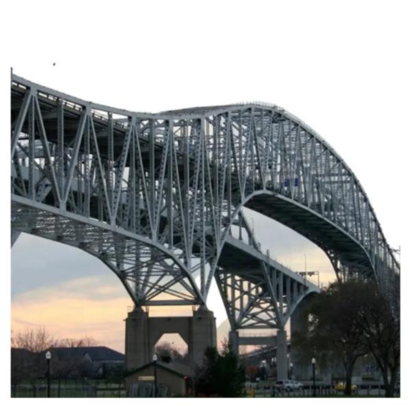 Q345B Prefab Steel Bridges Metal Pedestrian Bridge Earthquake Resistant