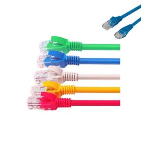 Câble de raccordement réseau Ethernet Cat6 avec conducteurs 4P/6P/8P et compatibilité Cat5e/Cat6a