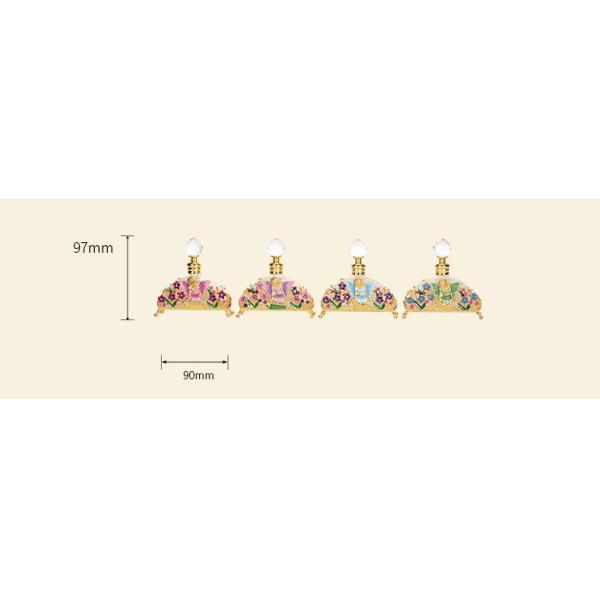 botella de aceite esencial de cristal 20ml con estilo árabe del dropper