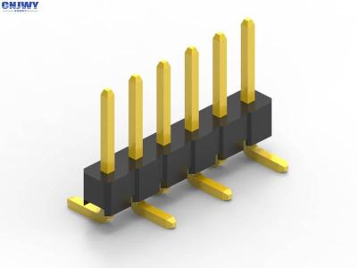 SMD conector do passo de 2,54 milímetros, conector 3.0AMP de avaliação atual do encabeçamento de 6 Pin