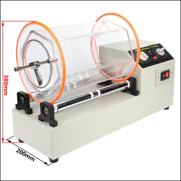 16kg Rotary Tumbler Jewelry Polisher With Timer 580W For Studio And Small Jewelry