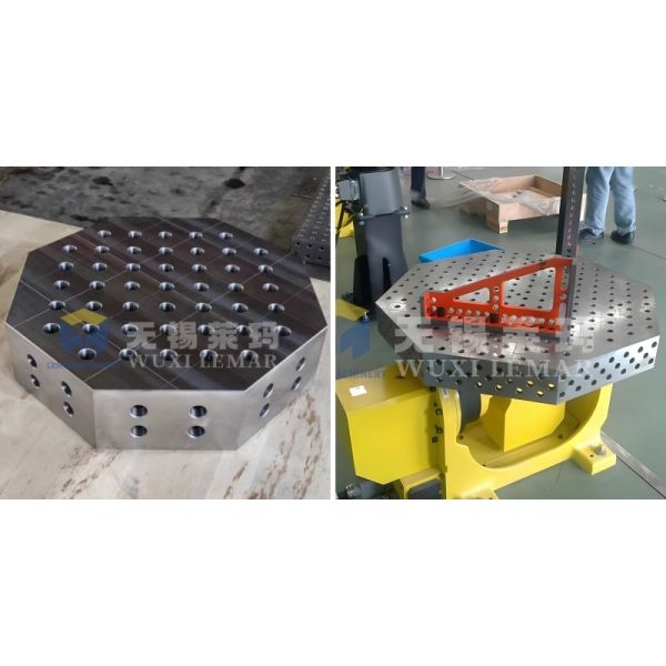 Octagonal Precision Welding Table Engraved Scale For Precise Measurement