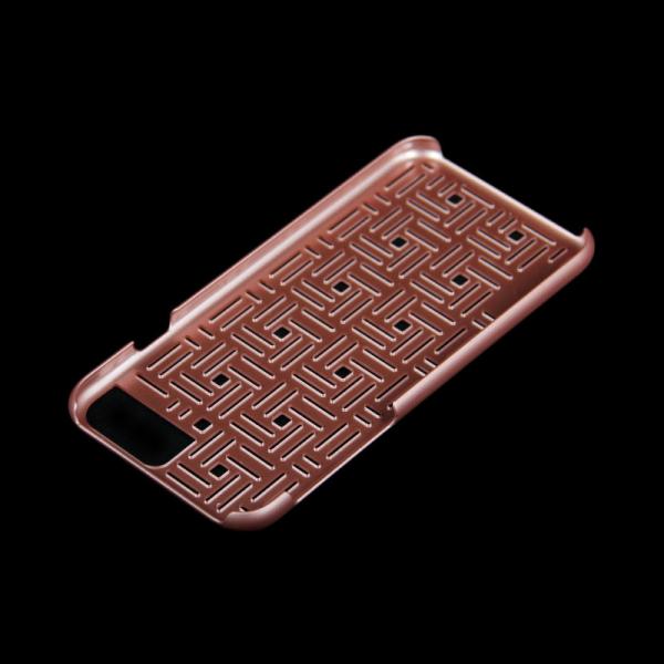 Hollow pattern Hard PC cooling phone cover luxurious Rose Gold Case Cover For Iphone 7
