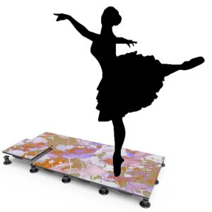 P2.6 Interactive LED Floor Display COD 500x500mm SMD1515 14.5kg For Exhibitions