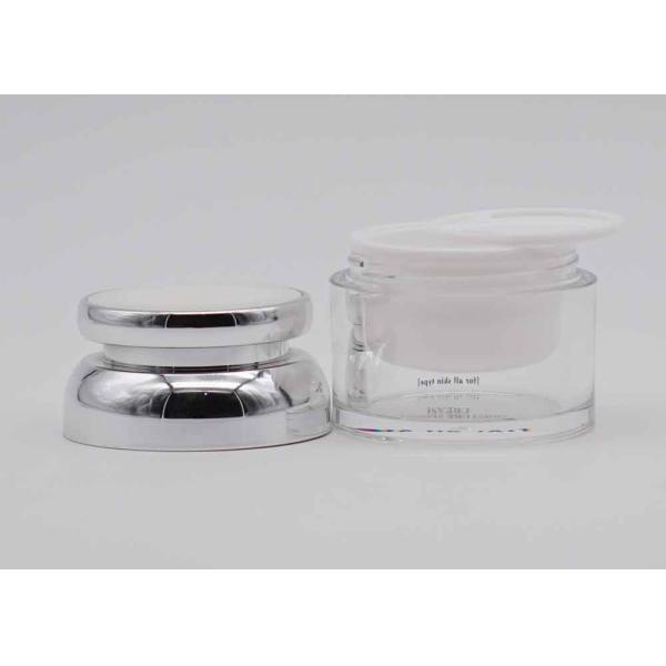 Luxury Acrylic 50g Cosmetic Cream Jar Containers Customizable 30g